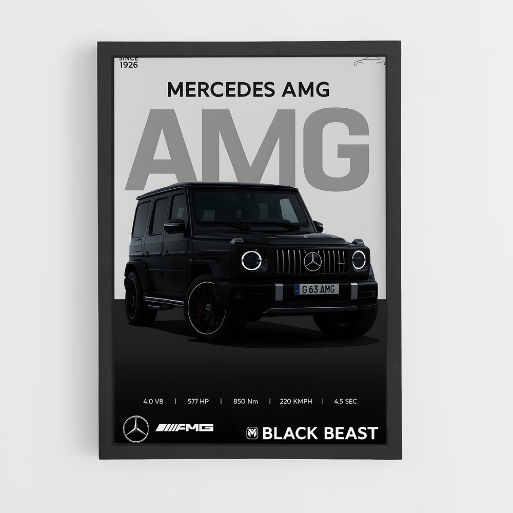 Poster Luxurious G63 – affiche Mercedes (vue 2)